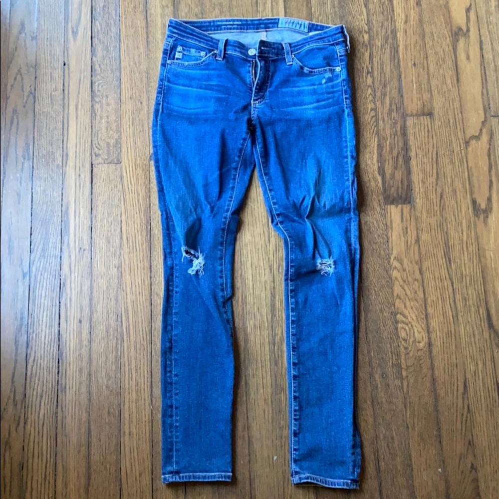 AG the legging ankle super skinny jeans